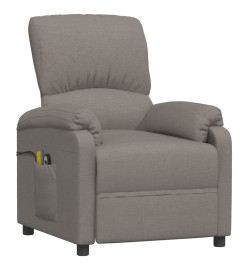 Fauteuil de massage Taupe Tissu