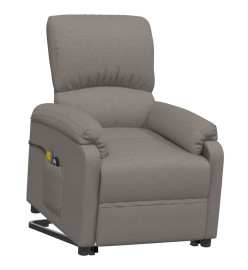 Fauteuil de massage Taupe Tissu