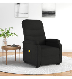 Fauteuil de massage Noir Tissu