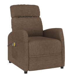 Fauteuil de massage Marron Tissu