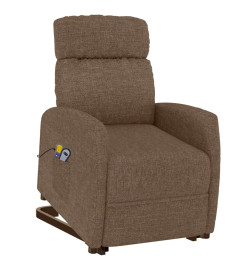 Fauteuil de massage Marron Tissu