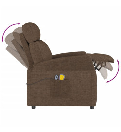 Fauteuil de massage Marron Tissu