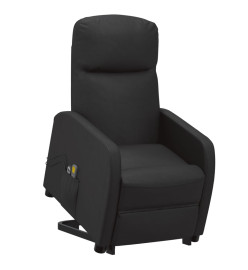 Fauteuil de massage Noir Similicuir