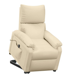 Fauteuil Crème Tissu