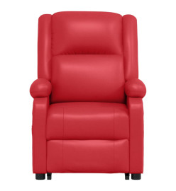 Fauteuil de massage Rouge Similicuir