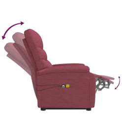 Fauteuil de massage Rouge bordeaux Tissu