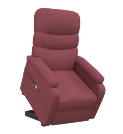 Fauteuil de massage Rouge bordeaux Tissu