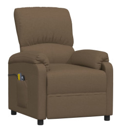 Fauteuil de massage Marron Tissu