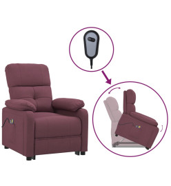 Fauteuil de massage Violet Tissu