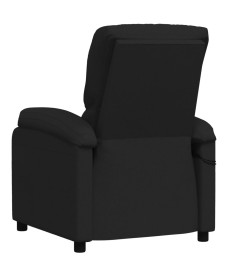 Fauteuil de massage Noir Tissu