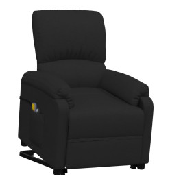 Fauteuil de massage Noir Tissu