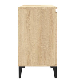 Armoire salle de bain chêne sonoma 65x33x60 cm