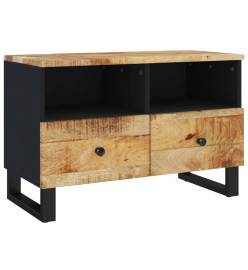 Meuble TV 70x33x46 cm Bois massif de manguier