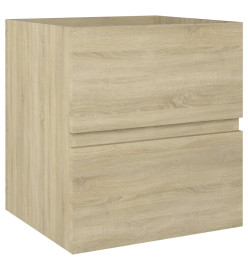 Armoire d'évier Chêne sonoma 41x38,5x45 cm Aggloméré