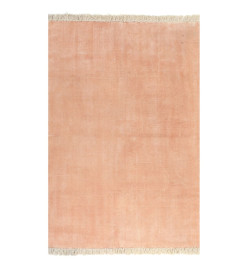 Tapis Kilim Coton 160 x 230 cm Rose