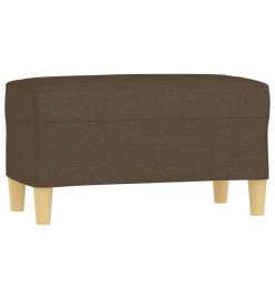 Banc Marron 70x35x41 cm Tissu