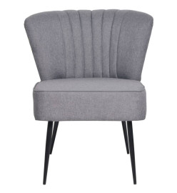 Chaise de cocktail Gris clair Tissu