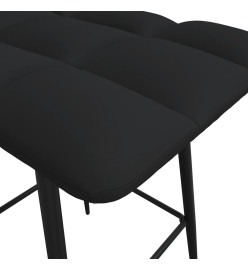 Tabouret de bar Noir Velours