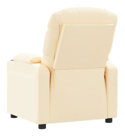 Fauteuil inclinable Crème Tissu