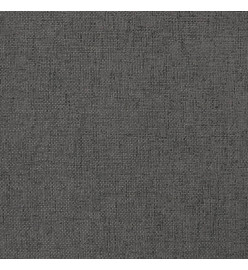 Repose-pied Gris foncé 45x29,5x35 cm Tissu