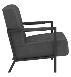 Fauteuil Gris foncé Velours