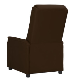 Fauteuil inclinable Marron Similicuir