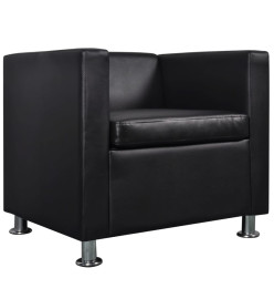 Fauteuil Noir Similicuir