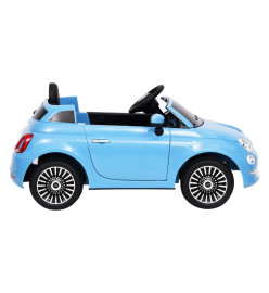 Voiture électrique pour enfants Fiat 500 Bleu