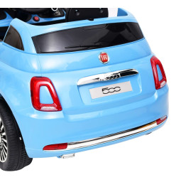 Voiture électrique pour enfants Fiat 500 Bleu