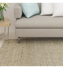 Tapis Sisal naturel 100x350 cm Taupe