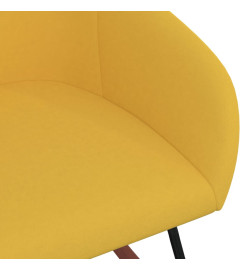 Chaise à bascule Jaune Tissu