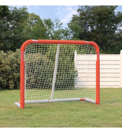 But de hockey rouge et blanc 137x66x112 cm polyester