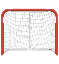 But de hockey rouge et blanc 137x66x112 cm polyester