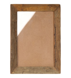 Cadres photo 2 pcs 40x50cm Bois de récupération solide et verre