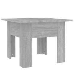 Table basse Sonoma gris 55x55x42 cm bois d'ingénierie