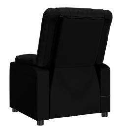 Fauteuil inclinable Noir Similicuir