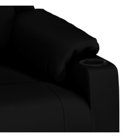 Fauteuil inclinable Noir Similicuir