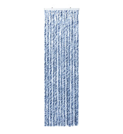 Moustiquaire Bleu et blanc 56x200 cm Chenille