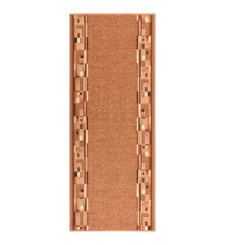 Tapis de couloir antidérapant Marron 100x250 cm