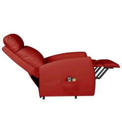 Fauteuil de massage Rouge bordeaux Similicuir