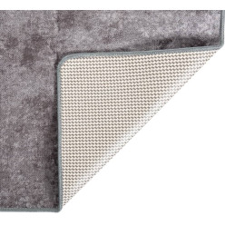 Tapis lavable gris 150x230 cm antidérapant