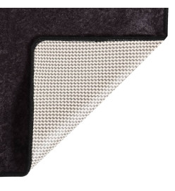 Tapis lavable anthracite 150x230 cm antidérapant