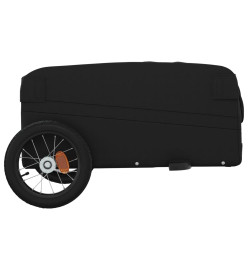 Remorque pour vélo noir 30 kg fer