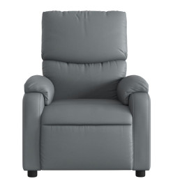 Fauteuil inclinable Gris Similicuir