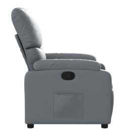 Fauteuil inclinable Gris Similicuir