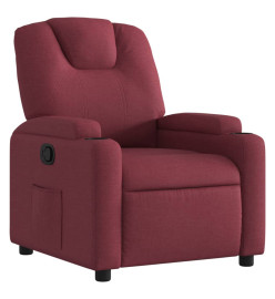 Fauteuil inclinable Rouge bordeaux Tissu