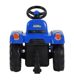 Tracteur avec pédales pour enfants Bleu