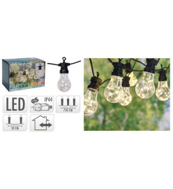 ProGarden Ensemble d'éclairage à LED de fête de jardin 100 micro LED