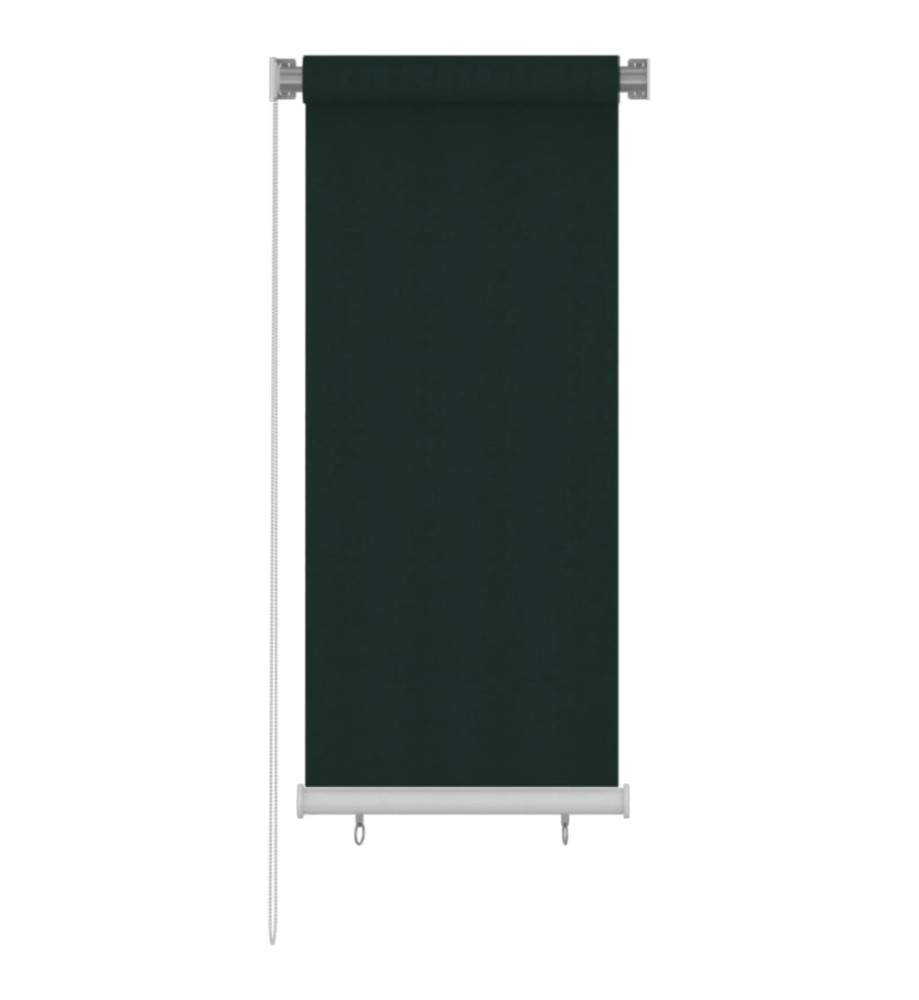 Store roulant d'extérieur 60x140 cm Vert foncé PEHD