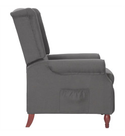 Fauteuil inclinable Gris clair Tissu